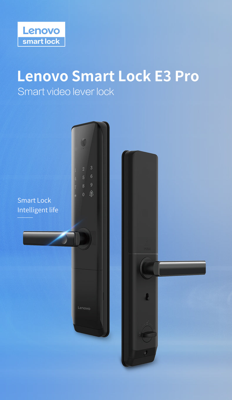 Lenovo E3Pro Smart Lock - Camera & App Control