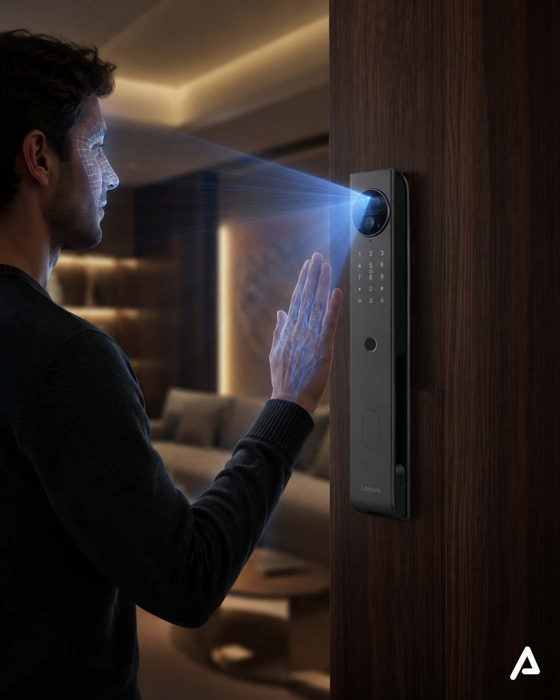 Lenovo X6F smart lock 3D face recognition feature — Arpina Tech Egypt