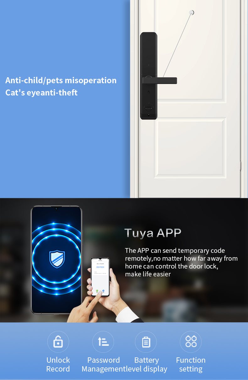 Lenovo E3Pro Smart Lock - Camera & App Control