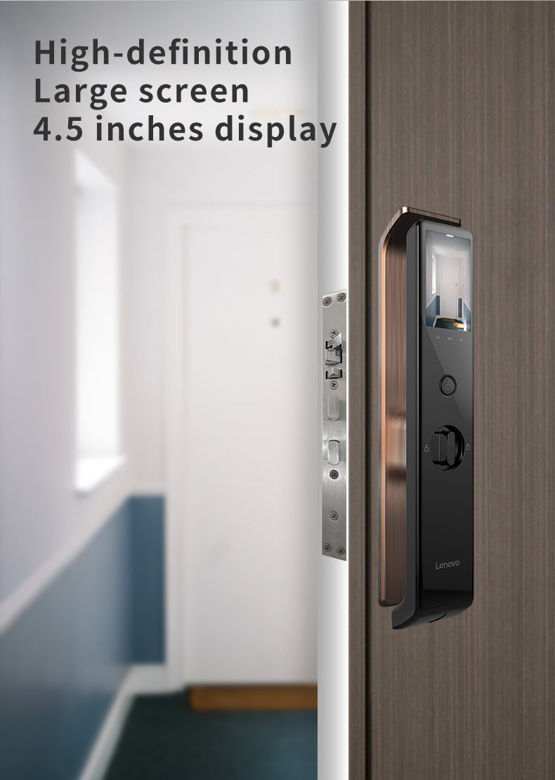 Lenovo X5F Smart Lock - 3D Face Recognition - 4.5 Inch HD Screen