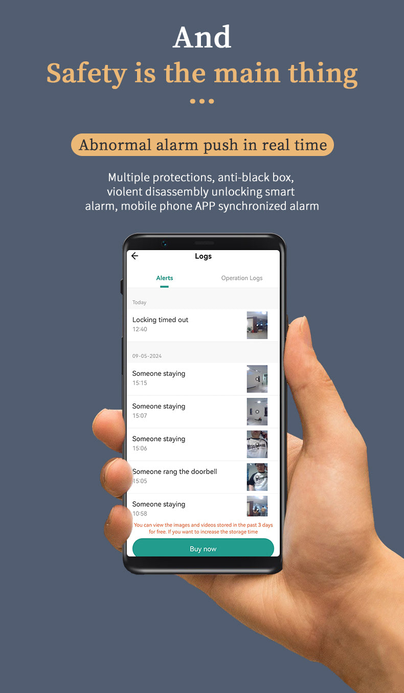 Lenovo X6F Smart Lock - Palm Vein - 3 Cameras - 3D Face Recognition