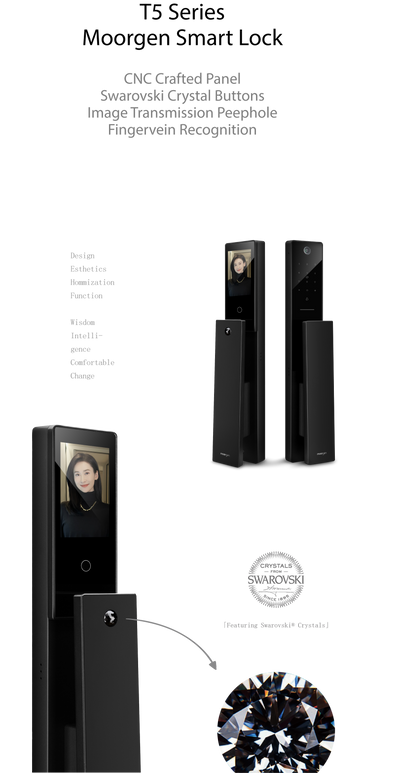 T5+ Swarovski Moorgen Smart Lock