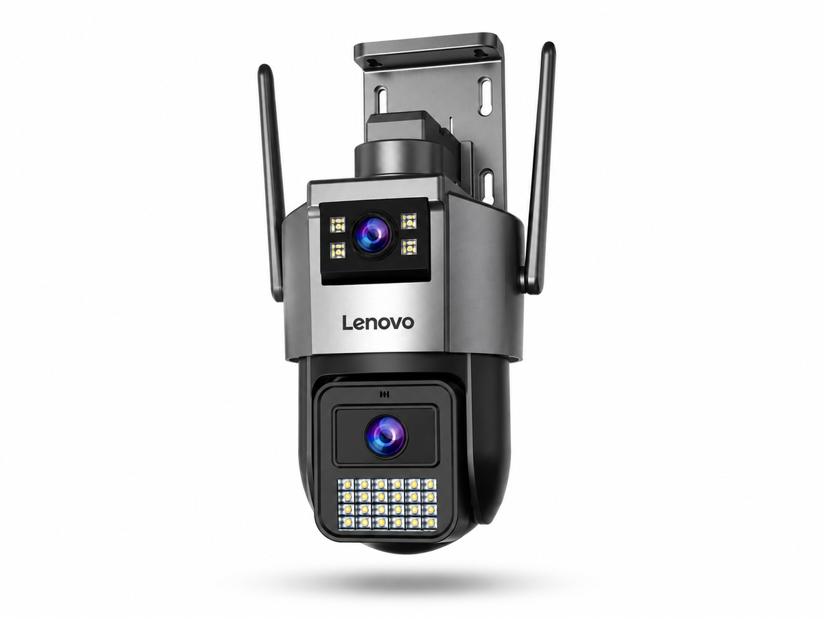 Lenovo X9T Smart Camera - Outdoor - Dual Lens 3MP+3MP - PTZ - Black