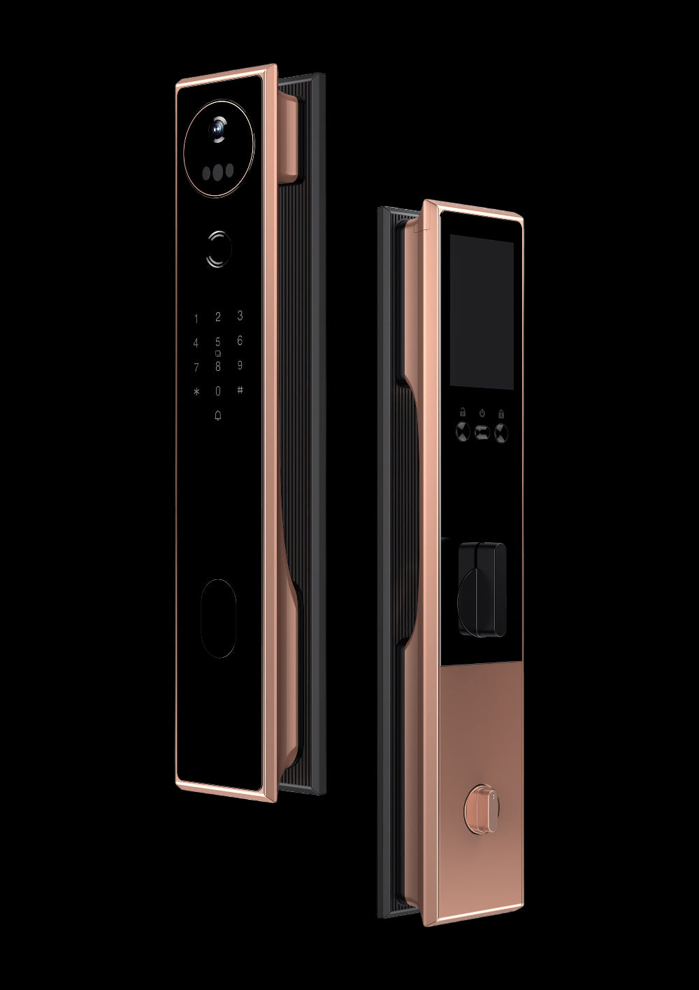 قفل Lenovo الذكي A6F - أسود
