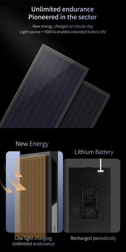 Lenovo F3 Solar - Palm Vein - 2 Cameras - Solar Powered