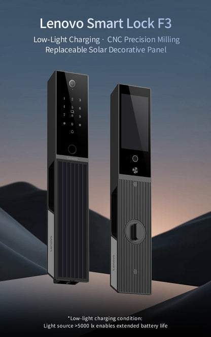 Lenovo F3 Solar - Palm Vein - 2 Cameras - Solar Powered