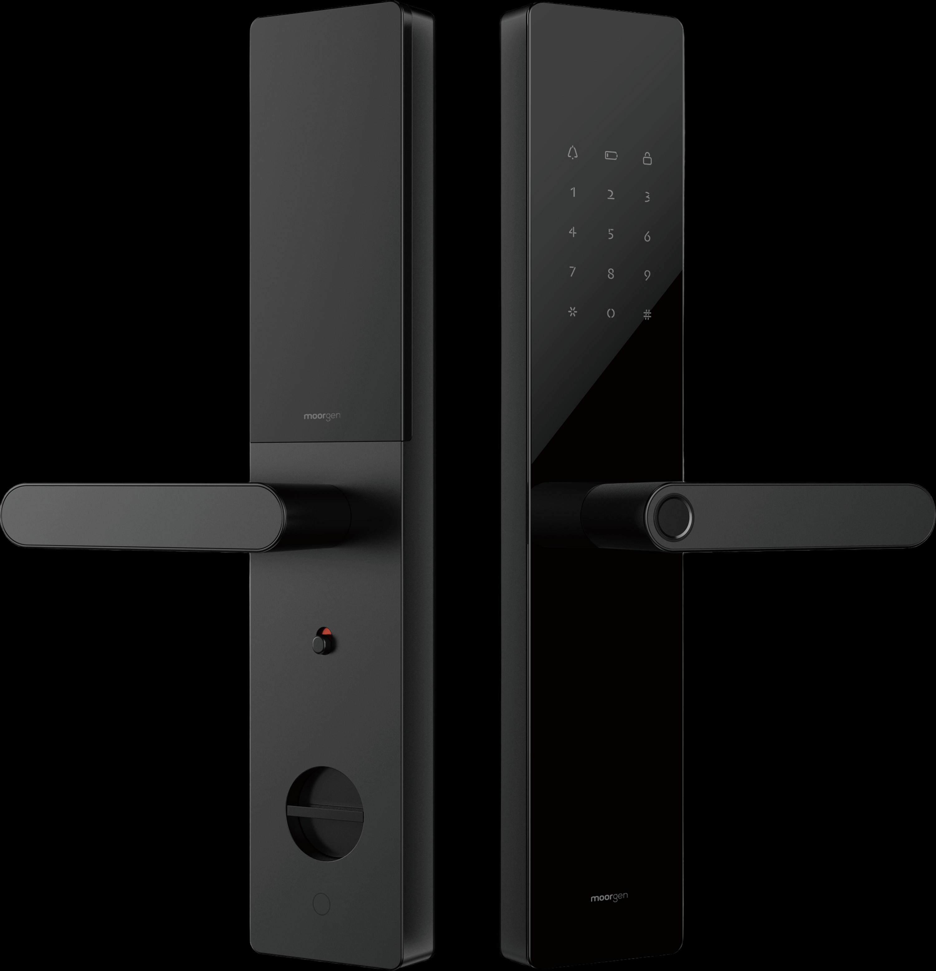 T12 Moorgen Smart Lock - Glass Interface - Office Mode