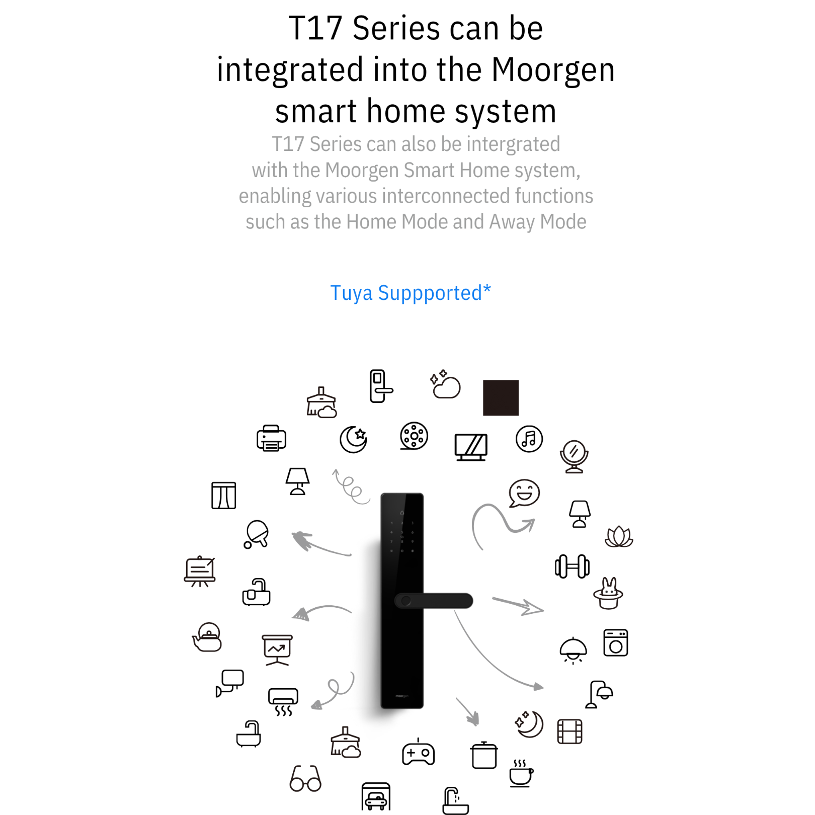 قفل الباب الذكي مورجن T17
