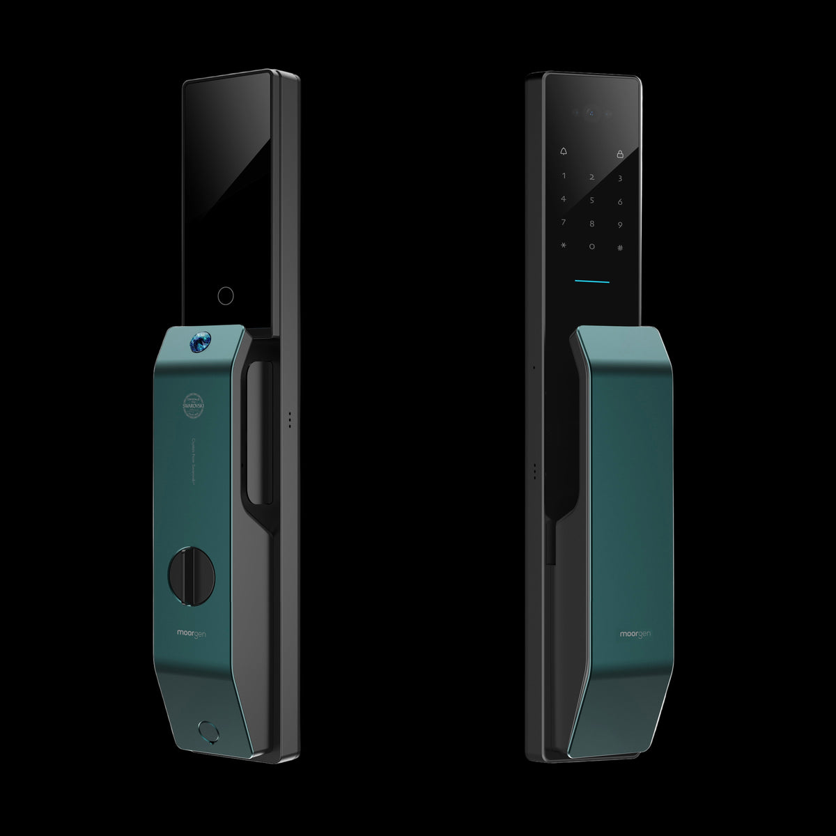T9+ Swarovski Moorgen Smart Lock - Dream Blue
