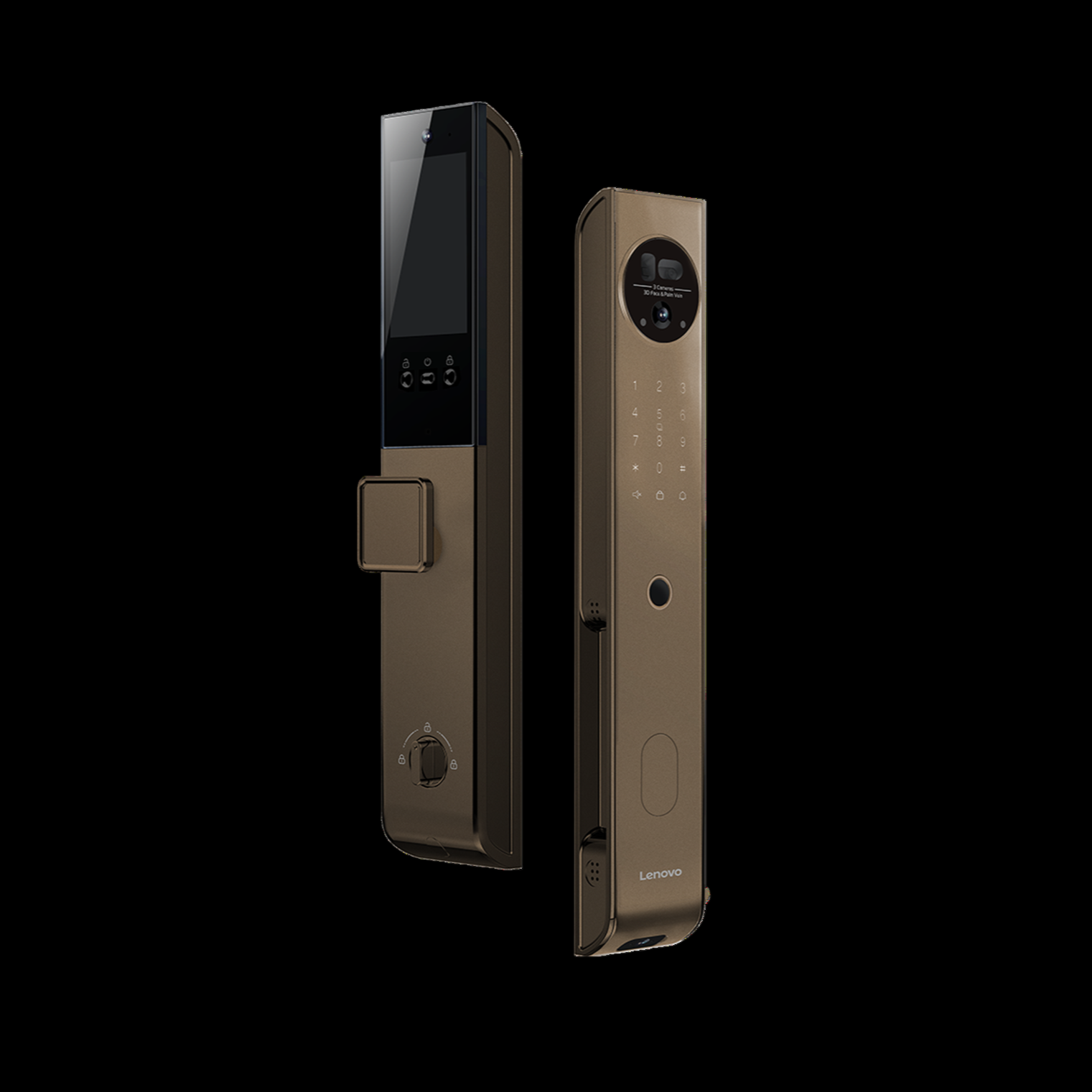 Lenovo X6F Smart Lock - Palm Vein - 3 Cameras - 3D Face Recognition